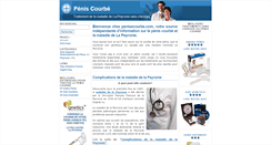 Desktop Screenshot of peniscourbe.com