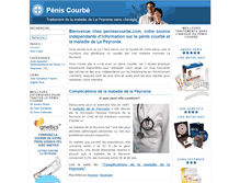 Tablet Screenshot of peniscourbe.com